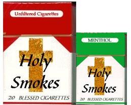 Com Holy Smokes cada trago é um passo à salvação!
